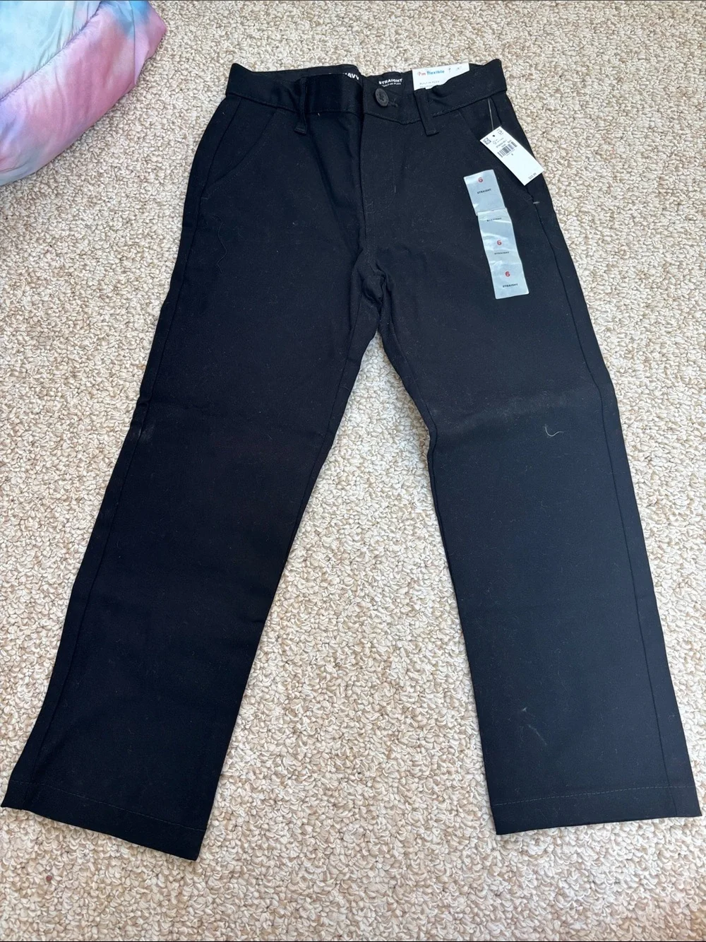 Old Navy Kids Black Straight Leg Casual Pants